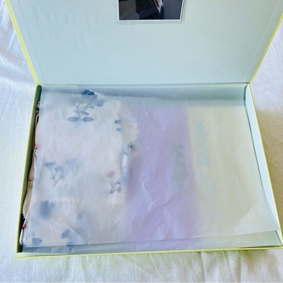 NWT Self-Portrait Vintage Prink Slip Mini Dress Sleep Mask Set 4 - Picture 10 of 10